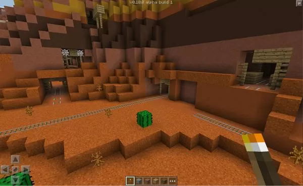 Mineshafts in Mesa Biome